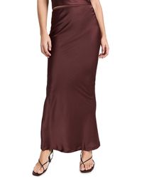Lioness - Hudson Satin Maxi Skirt - Lyst