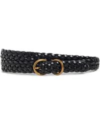 Polo Ralph Lauren - 18Mm Skinny Vachetta Braided Belt - Lyst