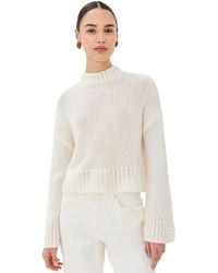 SABLYN - Phoenix Bell Sleeve Crewneck Cashmere Pullover - Lyst