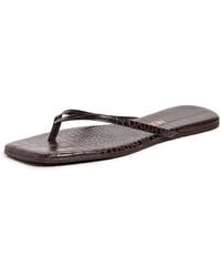 TKEES - Square Toe Lily Flip Flops - Lyst