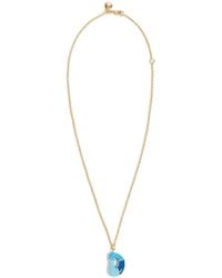 Mayamar - Enamel Initial Necklaces - Lyst