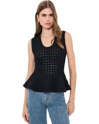 Pistola - Anna Peplum Sweater Tank - Lyst