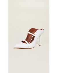 Malone Souliers Maureen Mules - White