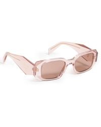 Prada - Pr 17Ws Rectangular Sunglasses - Lyst