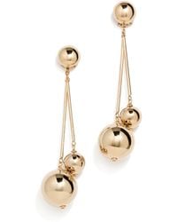 Carolina Herrera - Double Ball Earrings - Lyst