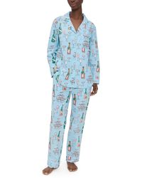 Printfresh - Champagne Tower Long Pj Set - Lyst