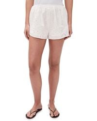 Bailey Rose - Eyelet Mini Shorts - Lyst