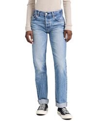 Moussy - Mv Seagraves Straight Jeans - Lyst