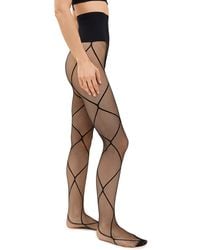 Commando - Diamond Net Tights - Lyst