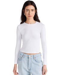 PERFECTWHITETEE - Perfecttee Foxx Ribbed Ong Eeve - Lyst