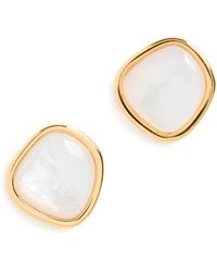 Lizzie Fortunato - Bay Studs In Mother-of-pearl - Lyst