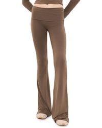 ÉTERNE - Fold Over Flare Pants - Lyst