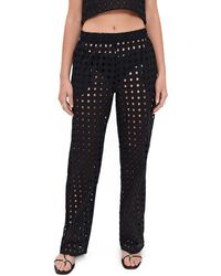 Le Bos - Eyelet Odette Pants - Lyst