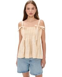 Vrg Grl - Yasmin Linen Top - Lyst