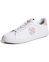 Tory Burch - Double T Howell Court Sneakers 6 - Lyst