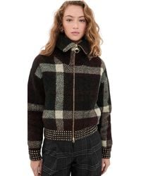 Barbour - Carville Knitted Zip Through Jacket - Lyst