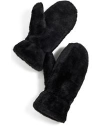 Hat Attack - Faux Fur Mittens - Lyst