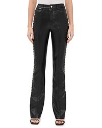 Cinq À Sept - Studded Shailene Faux Leather Pants - Lyst