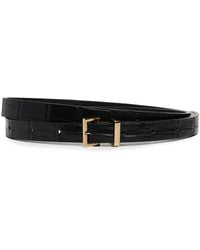 FRAME - The Petite Croc Belt - Lyst