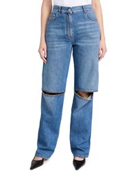 JW Anderson - Cut Out Knee Bootcut Jeans - Lyst