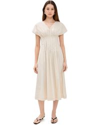 MEIMEIJ - Poplin Dress With Mini Pleats - Lyst