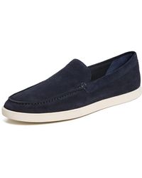 Vince - Sonoma Suede Slip On Loafers Coastal - Lyst