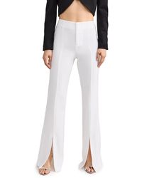 Alice + Olivia - Alice + Olivia Tisa Low Rise Clean Waistband Bootcut Pants - Lyst