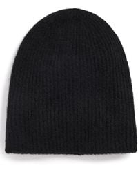 White + Warren - Cashmere Plush Rib Beanie - Lyst