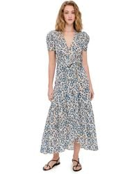 Poupette - Baba Ct Stripe Pm Long Dress - Lyst