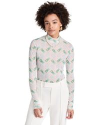 Casablancabrand - Caabanca Printed Eh Top Pate Ping Pong Onogra - Lyst