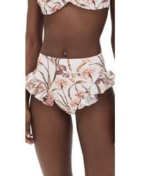 PATBO - Botanic Retro Flutter Bikini Bottoms - Lyst