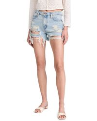 FRAME - The Vintage Relaxed Shorts - Lyst