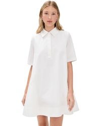 English Factory - A-Line Short Sleeve Shirt Dress - Lyst