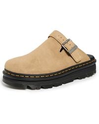 Dr. Martens - Zebzag Mule Suede Clogs - Lyst