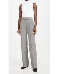 alexander wang blue brace pleated jeans