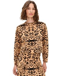 Ulla Johnson - Cade Jacquard Knit Long Sleeve Pullover - Lyst