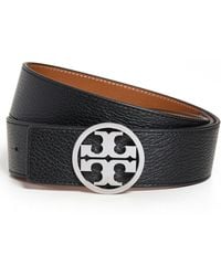 Tory Burch - 1" Mier Reversibe Bet Back/cassic Cuoio/siver - Lyst
