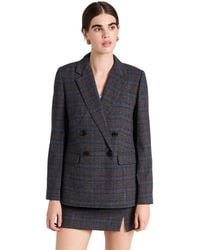 Madewell - The Rosedale Blazer In Plaid - Lyst