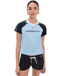 CASABLANCA - Slim Fit Football Shirt - Lyst