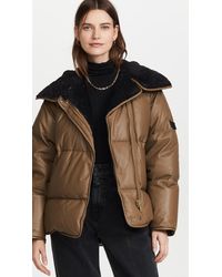 Army by Yves Salomon Lamb Leather And Shearling Jacket - Multicolor