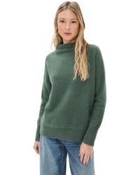 Vince - Boiled Funnel Neck Cashmere Pullover - Lyst