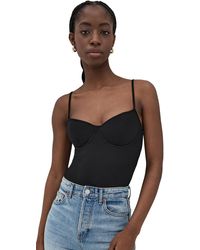 Reformation - Reforation Piper Knit Thong Bodyuit Back X - Lyst