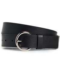 Vince - 30Mm Flat Ring Belt With Heat Crease - Lyst