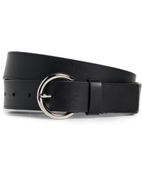 Vince - 30Mm Flat Ring Belt With Heat Crease - Lyst