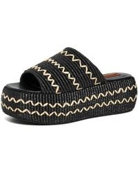 Simon Miller - Zig Zag Raffia Cloudy Platform Sandals - Lyst