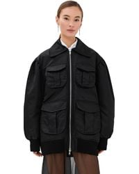 Simone Rocha - Puff Sleeve Multi Pocket Bomber Jacket - Lyst