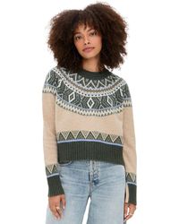 Stateside - Fair Isle Button Sweater - Lyst