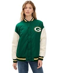 Terez - Packers Colorblock Bomber Jacket - Lyst