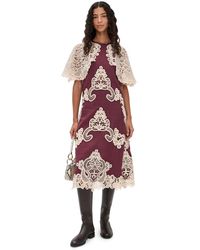 Sea - Medina Lace Midi Dress - Lyst