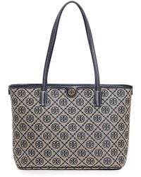 Tory Burch - T Monogram Small Zip Tote - Lyst